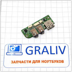 Плата расширения USB портов ноутбука DNS C5500Q (123975) 6-77-C4508-D02A-1