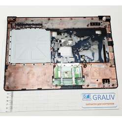 Верхняя часть корпуса, палмрест ноутбука DNS 118740, 118742, 6-39-С4552-013