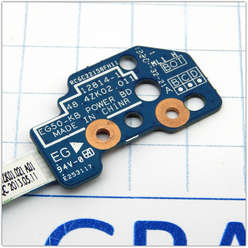 Кнопка старта, включения ноутбука Acer Aspire E1-522, Packard Bell ENTE69KB 48.4ZK17.011