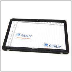 Безель, рамка матрицы ноутбука Toshiba C850, C855, L850, L855, 13N0-ZWA0S02