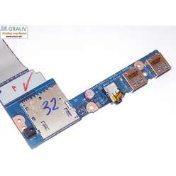 Дочерняя плата USB ноутбука Lenovo s300, s400, s405 LS-8953P