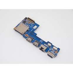 Плата расширения USB,LAN,VGA для ноутбука DNS W215CU