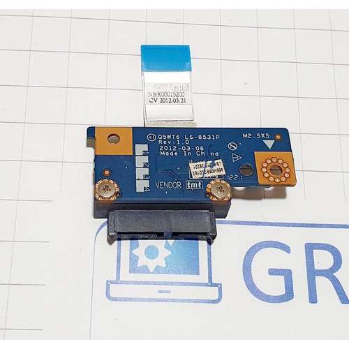 Доп. плата переходник dvd ноутбука Acer Acpire E1-521, TE11, LS-8531P