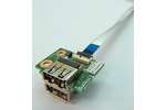Плата расширения USB ноубука Lenovo B450 55.4DM03.011G + шлейф