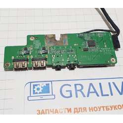 Доп. плата usb audio, ноутбука Lenovo U350, DA0LL1TH6C1