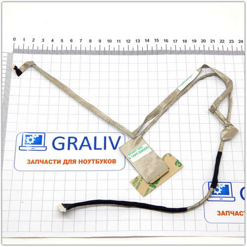 Шлейф матрицы ноутбука Lenovo G570, G575, LED DC020015W10
