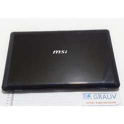 Корпус в сборе ноутбука MSI X400