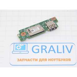 Плата USB + кардридер для ноутбука Dell Inspiron 17 5000, P26E, CN-0R1F2R