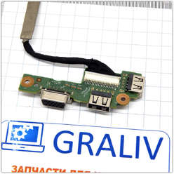 USB, VGA плата расширения для ноутбука Dell Inspiron M5010, 48.4HH03.011