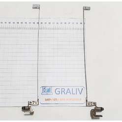 Петли ноутбука DNS W271ELQ, (0151830), W270HUQ-SZS-R, W270HUQ-SZS-L