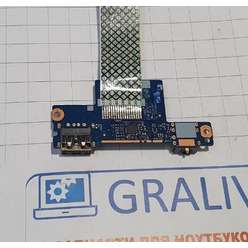 Доп. плата, usb, audio, картридер, Lenovo G50-30, G50-45, 45508812001, ACLU2_USB_FFC