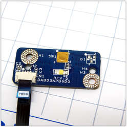 Кнопка старта, включения ноутбука Toshiba A300, P300, DABD3AMB6D0
