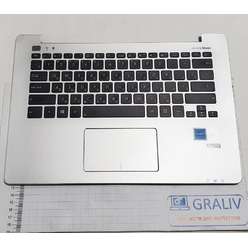 Верхняя часть корпуса, палмрест ноутбука Asus S301, V301, Q301, 13NB02Y1AM0211