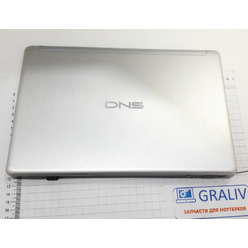 Крышка матрицы в сборе (петли, шлейфы, камера) ноутбука DNS M100P