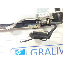 Крышка матрицы в сборе (петли, шлейфы, камера) ноутбука DNS M100P