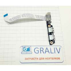 Доп. плата с USB разъемами ноутбука DNS PNS1010 0129908 455N9E30LQ1C2