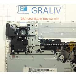 Палмрест (динамики, клавиатура) ноутбука Samsung NP300V5A, NP305V5A BA75-03246C