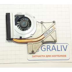 Система охлаждения ноутбука HP Pavilion dv2000 dv2500 dv2600 dv2700 серии 450096-001, 60.4S507.002