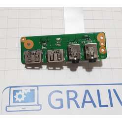 Доп. плата usb, audio ноутбука DNS A24HB, 11436683-05995