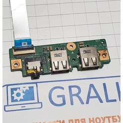 Доп. плата usb, audio ноутбука DEXP H174 PGT-1793-3, 69N01HB10A01