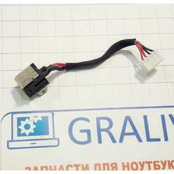 Разьем питания ноутбука MSI CX640, MS-16Y1