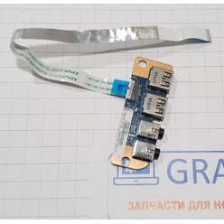 Доп. плата с USB + Audio разьемами ноутбука Toshiba L775, 69N0Y3B10A02