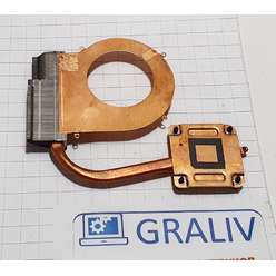 Радиатор системы охлаждения, термотрубка ноутбука HP 2000, 688281-001