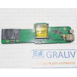 Доп. плата usb, card reader ноутбука Dell Vostro PP37L 1015, 3RVM9IB0000