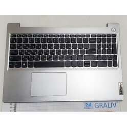 Верхняя часть корпуса, палмрест ноутбука Lenovo IdeaPad 3 15IGL, AP1JV000630SLH2