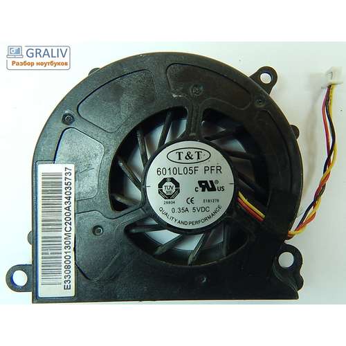 Вентилятор p/n: 6010L05F для ноутбуков MSI U90 U100 U110 U120